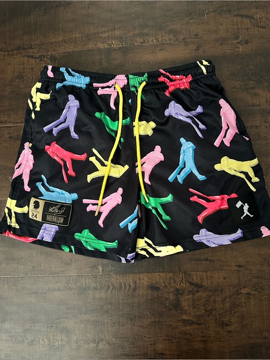 Baseballism Other - Baseballism youth large Griffey Black Multi-Color Print Athletic Shorts